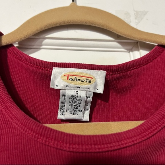 Talbots Long Sleeve Sweater Red Size 1X - Picture 3 of 3